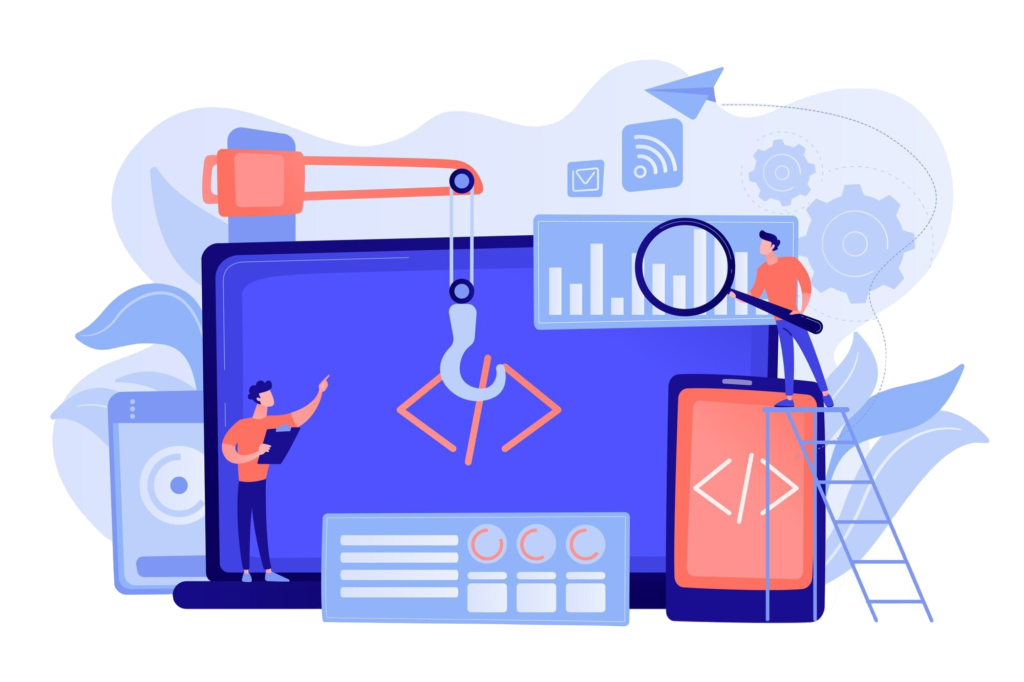 Website design and development services